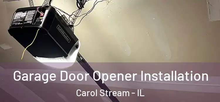  Garage Door Opener Installation Carol Stream - IL